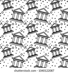 bank building pattern background