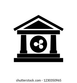 bank building with ripple