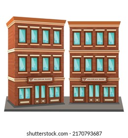 Bank Building Royalty Vector and Image, Illustration