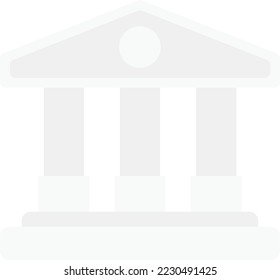 bank building service vector flat illustration
