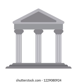 Bank building symbol