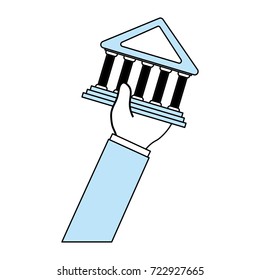 Bank building symbol