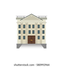 Bank building symbol icon vector illustration graphic design