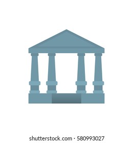 Bank building symbol icon vector illustration graphic design