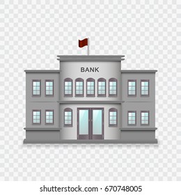 Bank building vector illustration