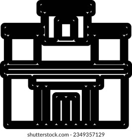 Bank Buildings Finance Outline Icon
