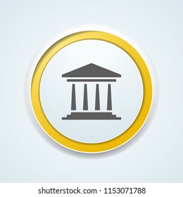 Bank button illustration