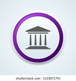 Bank button illustration