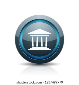 Bank button illustration