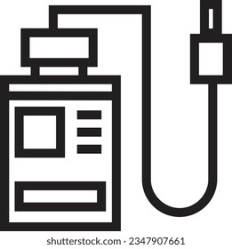 Bank Camera Creative Outline Icon