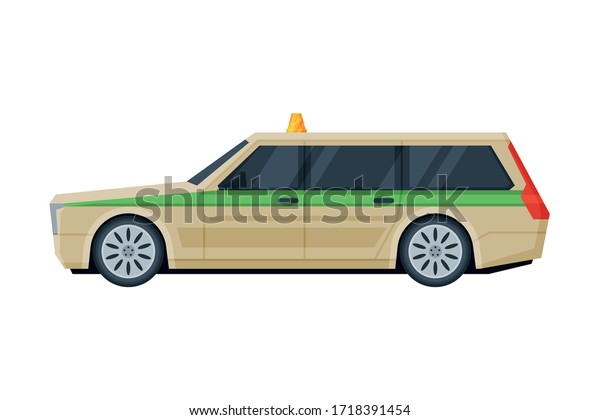 Bank Car, Banking,
Currency and Valuables Transportation, Security Finance Service
Vector Illustration