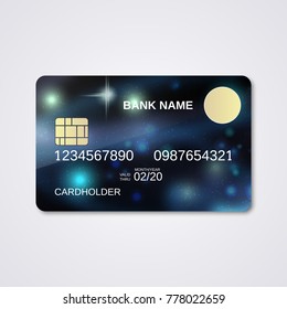 Bank Card Abstract Style Vector Design Stock Vector (Royalty Free ...