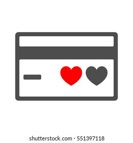 Bank card icon.