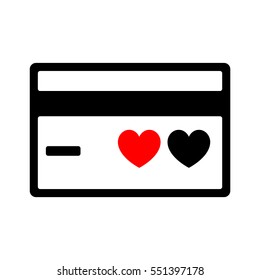 Bank card icon.