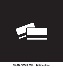 bank card icon. Simple element illustration. Business icons universal for web and mobile