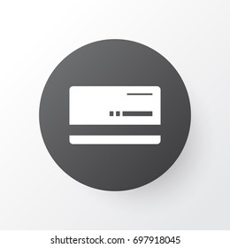 Bank Card Icon Symbol. Premium Quality Isolated Mastercard Element In Trendy Style.