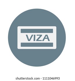 Bank card icon. Vector