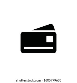 bank card icon vector sign symbol isolated