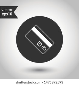 Bank card outline icon design. Credit card vector icon. Credit card vector sign. EPS 10 flat symbol. Credit card line icon. Round icon design Bank card outline icon design. Credit card vector icon. Credit card vector sign. EPS 10 flat symbol. Credit card line icon. Round icon design