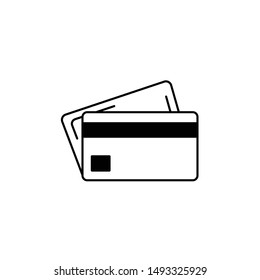 bank card to pay with the second card background for web