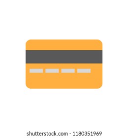Bank card vector icon