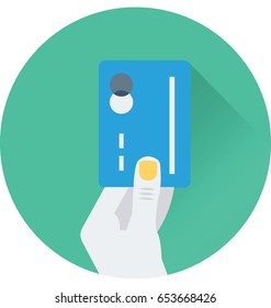 Bank Card Vector Icon