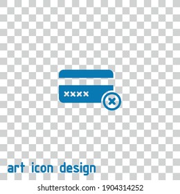 bank card vector icon on an abstract background