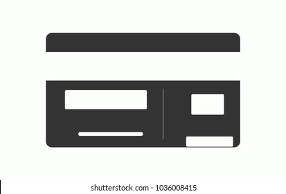 bank card vector schematic image