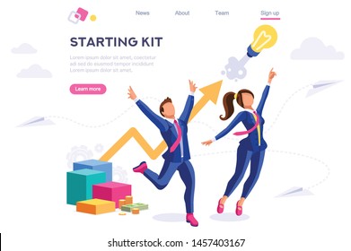 Bank Center Success Analytics. Colored Aircraft as Business Over Creative Capital Group. Concept for Web Banner Infographic Hero Images. Flat Isometric Vector Illustration Isolated on White Background