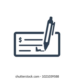 Bank Check Icon