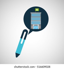 bank concept service financial vector illustration eps 10