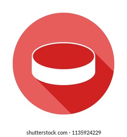 bank of cream long shadow flat icon. Element of barber icon for mobile concept and web apps. Long shadow bank of cream  icon can be used for web and mobile on white background