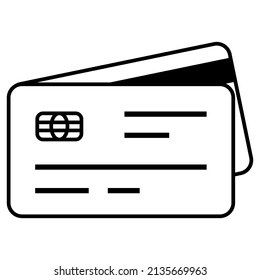 Bank credit card for withdrawing money from  ATM payment