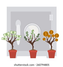 Bank design over white background, vector illustration
