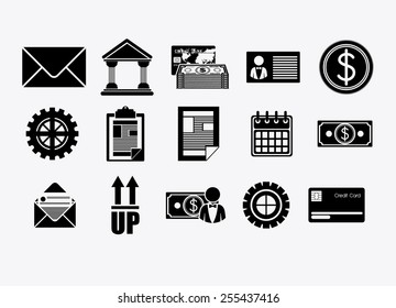 bank, desing over white background, vector illustration.