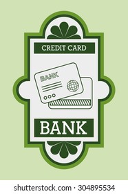 Bank digital design, vector illustration 10 eps graphic