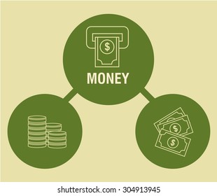 Bank digital design, vector illustration 10 eps graphic