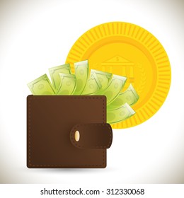 Bank digital design, vector illustration 10 eps graphic