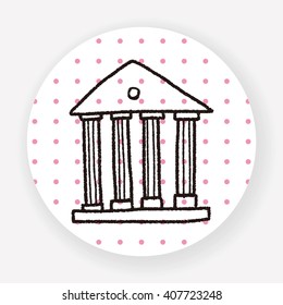 bank doodle drawing