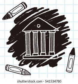 bank doodle drawing