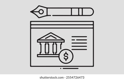 Bank examiner vector design stock illustration-Bank examiner vector Calligraphy t shirt design, card, flyer, Hand drawn lettering phrase,  Files for Cutting Cricut and Silhouette, EPS 10