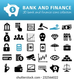 bank and finance icons