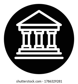 Bankfett-Symbol einzeln auf weißem Hintergrund