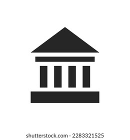 Bankglyph-Symbol einzelne Vektorgrafik