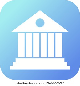 Bank Glyph round corner multi color BG