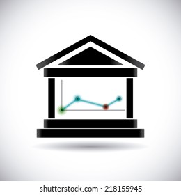 bank graphic design , vector illustration