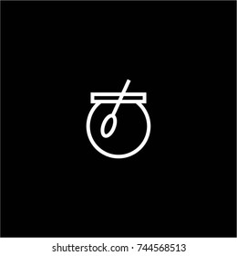 bank with honey icon
