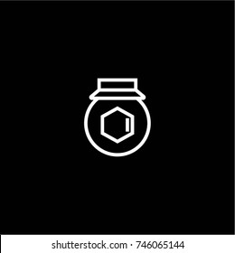 bank with honey icon
