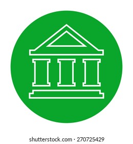 Bank icon. 