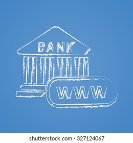 Bank icon. 